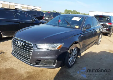 2016 Audi A6 3.0T Premium Plus from USA, damaged, VIN WAUFGAFC6GN065992